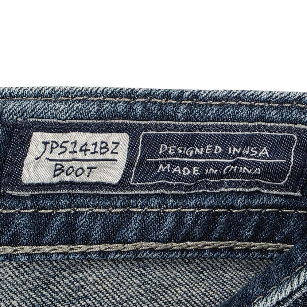 Miss Me Dark Blue Bootcut Jeans long - Picture 6 of 13